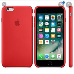red iPhone 6s Apple case
